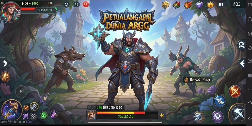 Tampilan aksi seru dalam gameplay H03 yang menawan.