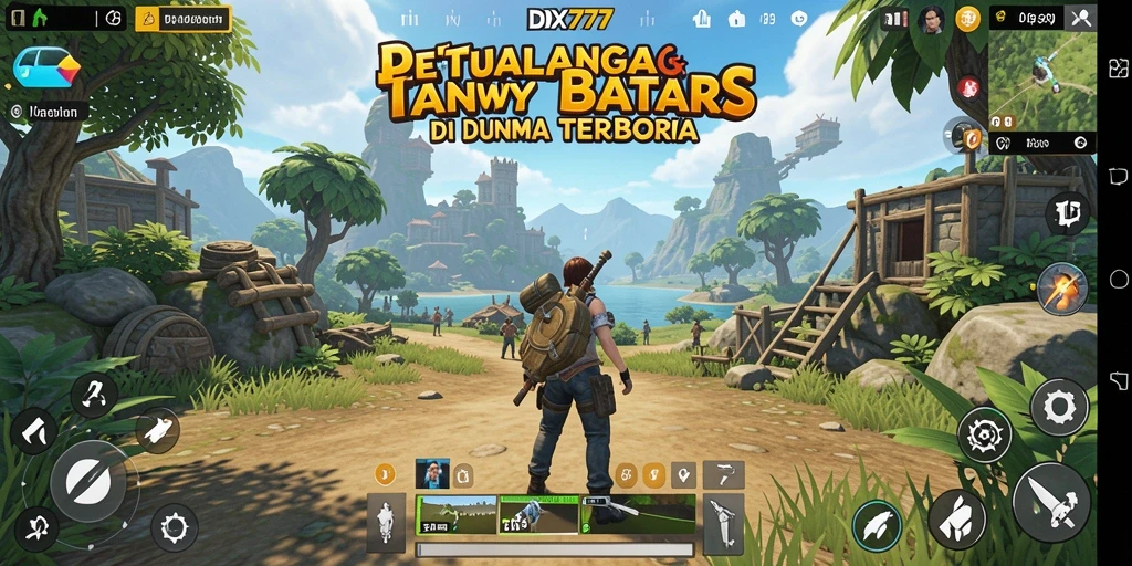 Tampilan gameplay IDX777 yang menakjubkan di dunia terbuka.