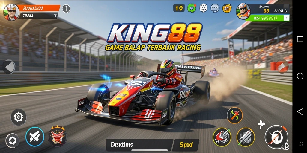 Tampilan gameplay KING88 yang menegangkan dan menarik.