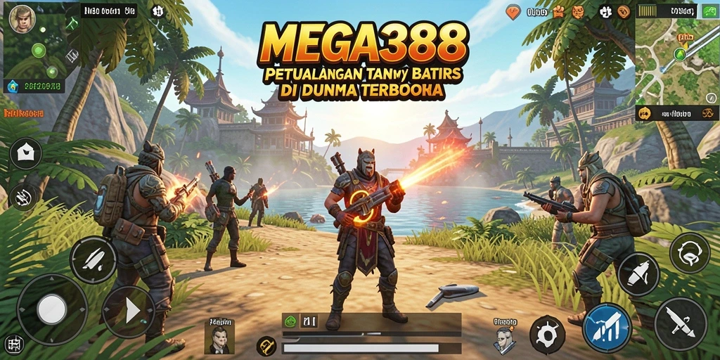 Tampilan gameplay seru di dunia terbuka MEGA388.