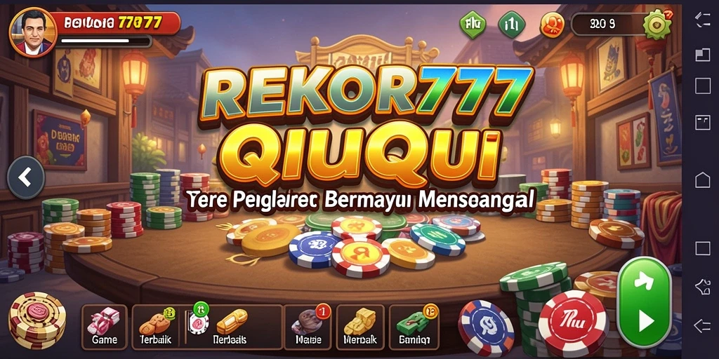 Screenshot gameplay QiuQiu REKOR777 yang menarik dan interaktif.