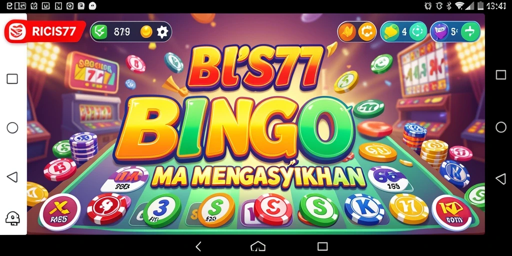 Tampilan gameplay Bingo yang seru di RICIS77.